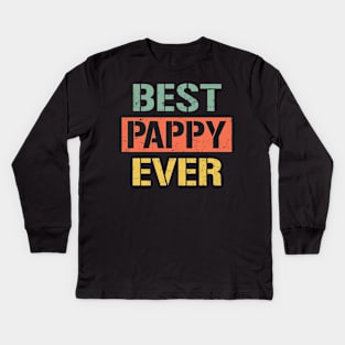 best pappy ever Kids Long Sleeve T-Shirt